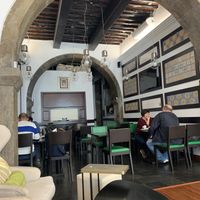 Interior of restaurant   at Verde Maçã in Terceira