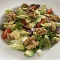 Mixed salad with orange dressing   at Verde Maçã in Terceira