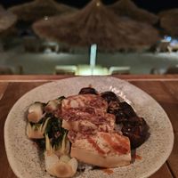 Vegan teriyaki tofu bowl at Summer by Coco Tam's in Koh Samui