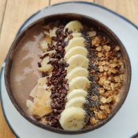 Choco smoothie bowl at Summer by Coco Tam's in Koh Samui
