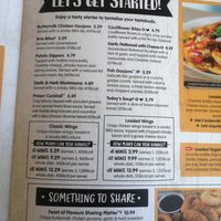 Menu page 1 at Brewers Fayre - Bristol Lewins Mead in Bristol