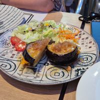 Bocaditos de berenjena con queso vegano at Los Maeras in El Puerto De Santa Maria