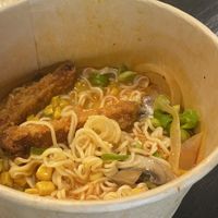Vegan ramen.  at House of Vegano in St Petersburg