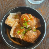 Vegan dumplings at House of Vegano in St Petersburg