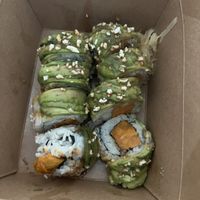 Winter roll   at House of Vegano in St Petersburg