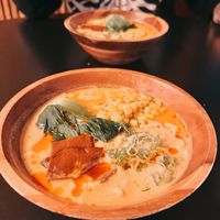 Ramen. Creamy delish noods   at House of Vegano in St Petersburg