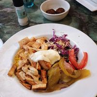 Mediterranean tofu shawarma bowl at Pita Jungle - Tucson Oracle in Tucson