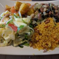 different salads at Botaniq in Copenhagen