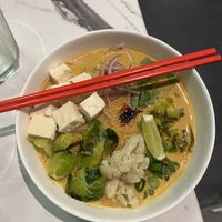 khao soi substituted with glass noodles  at Pomelo in New Orleans