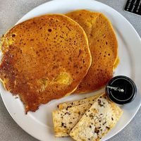 Vegan Pancakes, Sideof Tofu at Grata Diner - Maybe closed in Carrboro