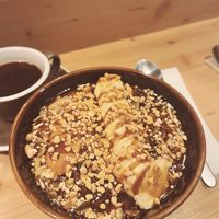 Snickers porridge   at Fågel by artizán in Budapest