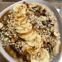 Snickers porridge   at Fågel by artizán in Budapest