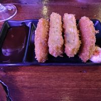 Pumpkin croquettes at Bonsai Plant Kitchen in Brighton