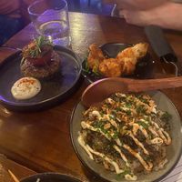 Dirty rice - that’s a must try!  at Bonsai Plant Kitchen in Brighton