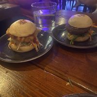 Bao bun sliders   at Bonsai Plant Kitchen in Brighton