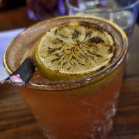 Rum cocktail at Bonsai Plant Kitchen in Brighton