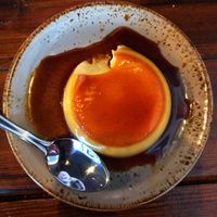 Crème caramel  at Bonsai Plant Kitchen in Brighton