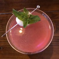 Lychee cocktail   at Bonsai Plant Kitchen in Brighton