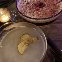 Raspberry espresso and margarita   at Bonsai Plant Kitchen in Brighton