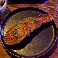 Miso and maple aubergine at Bonsai Plant Kitchen in Brighton