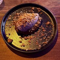 Chocolate ganache at Bonsai Plant Kitchen in Brighton