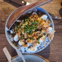 dirty rice at Bonsai Plant Kitchen in Brighton