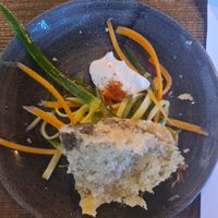 sea bream at Bonsai Plant Kitchen in Brighton