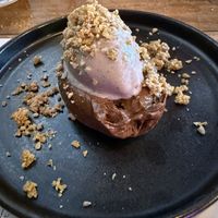 Chocolate ganache  at Bonsai Plant Kitchen in Brighton