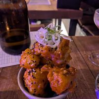 Tempura califlour at Bonsai Plant Kitchen in Brighton