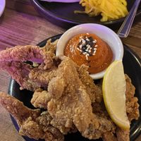 Mushroom wings  at Bonsai Plant Kitchen in Brighton