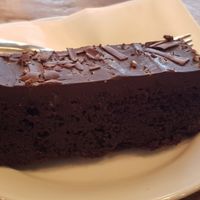 Chocolate cake at 200 Degrees Coffee in Sheffield