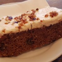 Carrot cake at 200 Degrees Coffee in Sheffield