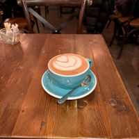 Tasty oat hot choc at 200 Degrees Coffee in Sheffield