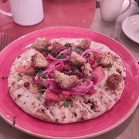 Vegan Lebanese Falafel Flatbread at Lounges - Fosso Lounge in Wells