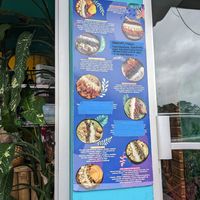 Part of the menu at Jungle Bowls in La Fortuna