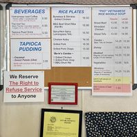 Vegan Tapioca, Lemongrass todu, and vegan pho  at Ba Le Sandwich Shop in Kailua Kona