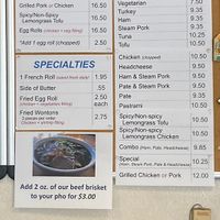 Vegan rice noodle and vegan banhtMi  at Ba Le Sandwich Shop in Kailua Kona