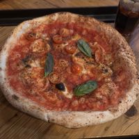 Grande Marinara pizza  at Baked in Brick in Birmingham