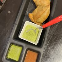 Samosa   at Red Indian Chilli in Oaxaca