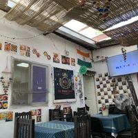 Tucked in the back of a shopping area.  at Red Indian Chilli in Oaxaca