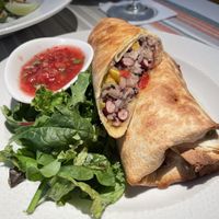 Spicy burrito  at Menza in Budapest