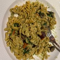 La pasta estaba un poco pasada de cocción. Servicio correcto. Buen sabor.  at Menza in Budapest