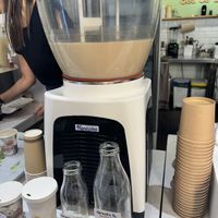 Mmmm vegan drankje   at Bodevici Bioconcept - Torrijos in Barcelona