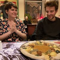   at Cafe Lalibela in Vienna