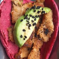 Taco de milanesa 🌮✨️🫶🏻 at El Taco Loco Vegano in San Andres Cholula