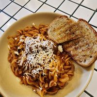 Meatball pasta at Burgreens Bintaro in Tangerang