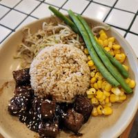 Beefless blackpapper bowl at Burgreens Bintaro in Tangerang