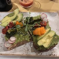 Avocado toast  at Elk Bakery - The Garden in Verona