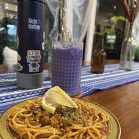 Spaghetti con Picadillo  at Linamnam - The Vegan Café in Cagayan De Oro