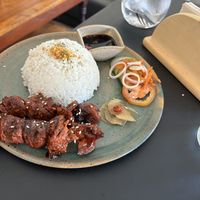 Pork barbeque  at Linamnam - The Vegan Café in Cagayan De Oro